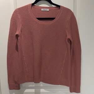 Madewell Women's Sweater in Peach